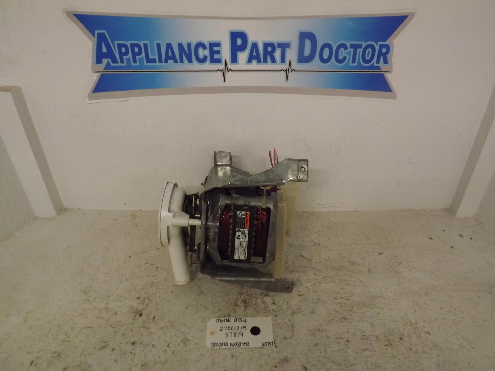 Amana Washer 27001215 37819 Motor Assembly Used Amana Washer 27001215 37819 Motor Assembly Used